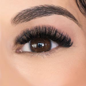 mega volume eyelash extensions with level 3 lash level and a D lash curl at The Lash Lounge Rogers – Pinnacle.