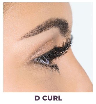 eyelash installation d curl