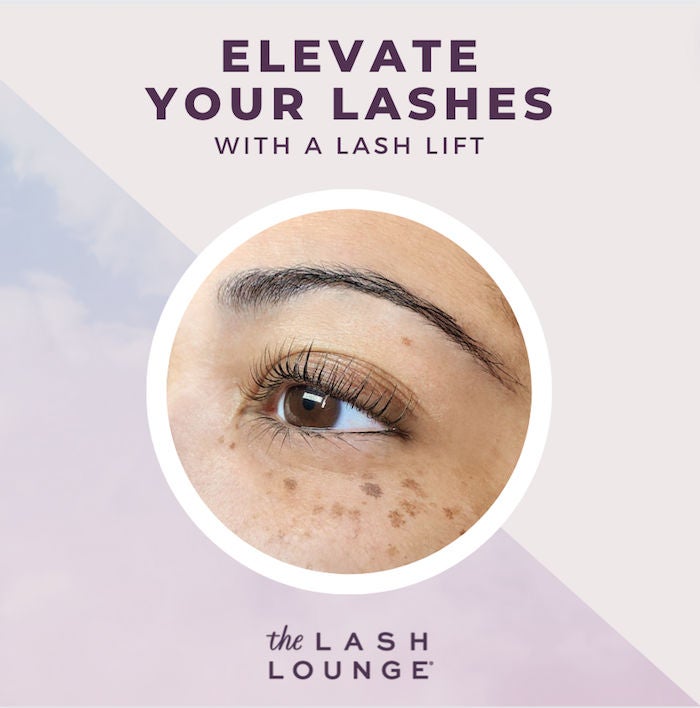 graphic of eye with a lash lift