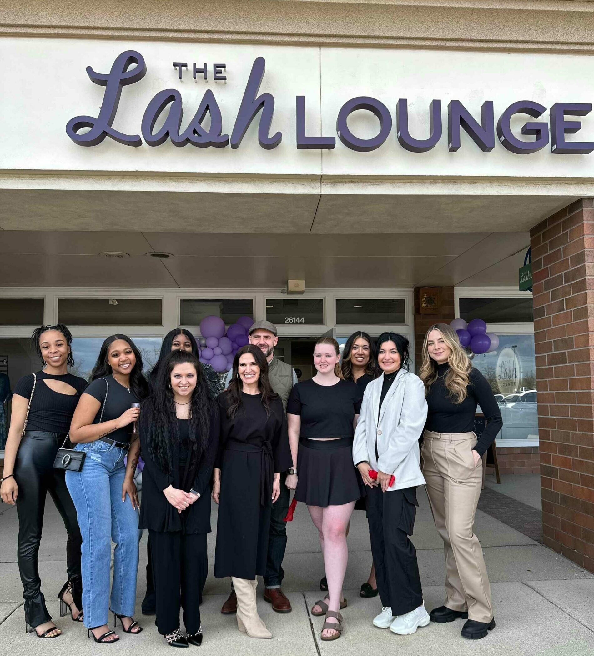 The Lash Lounge Novi Grand Opening Team