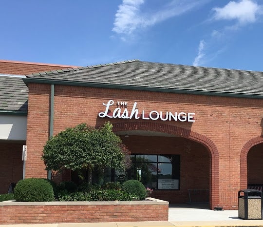 Exterior shot of The Lash Lounge Chesterfield entrance