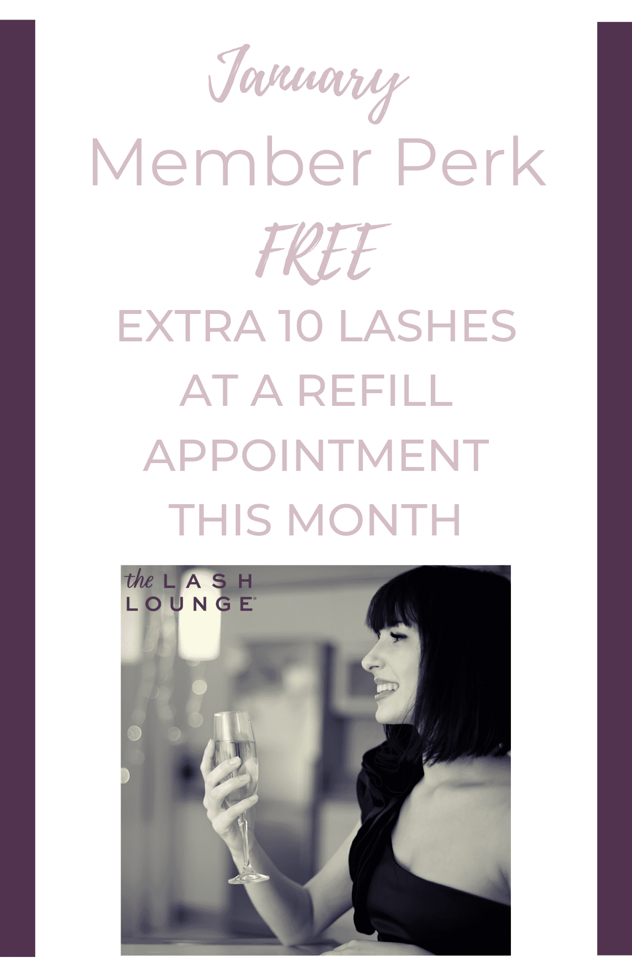 January Member Perk at The Lash Lounge Brier Creek