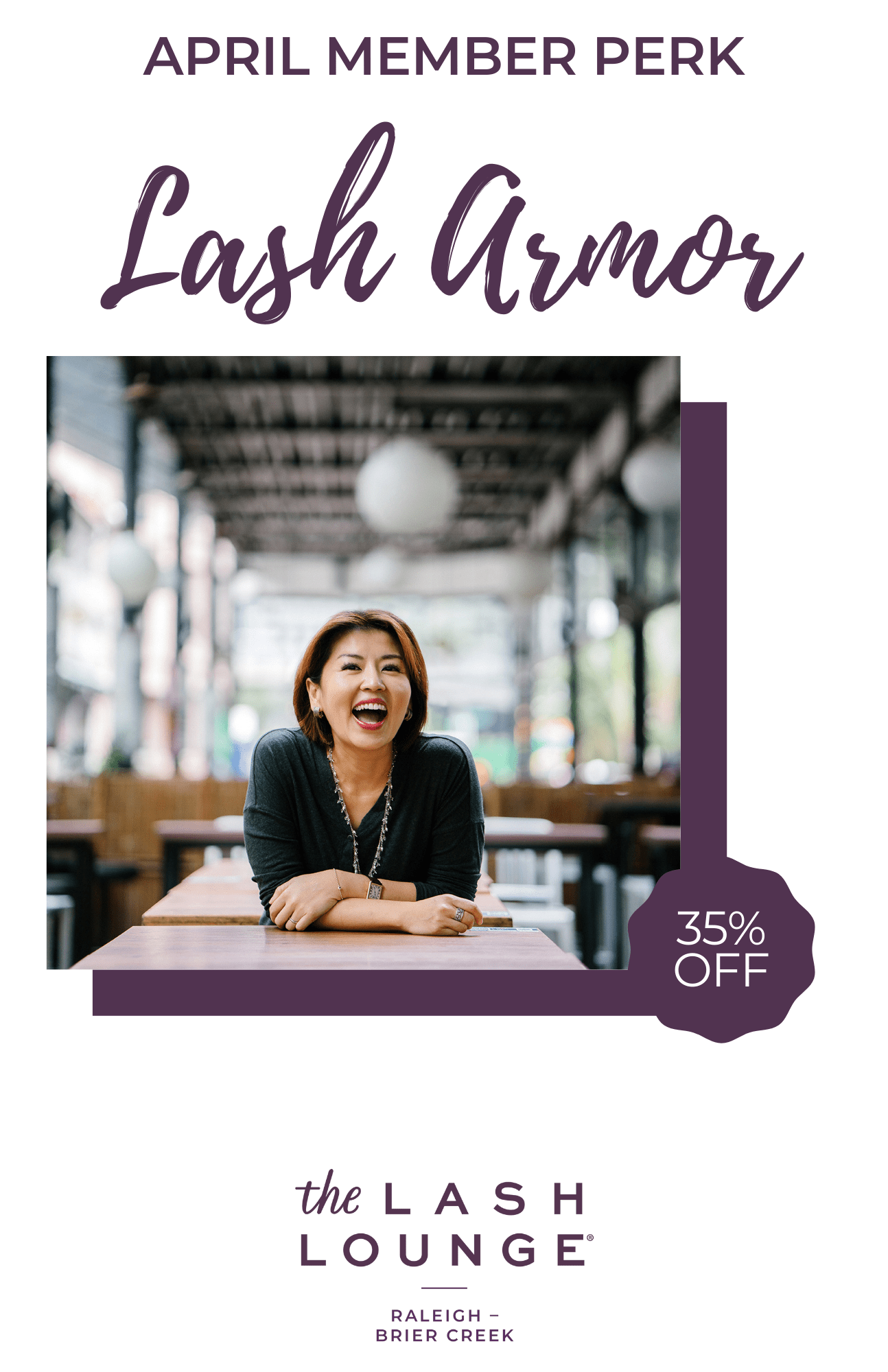 April Member Perk The Lash Lounge Brier Creek
