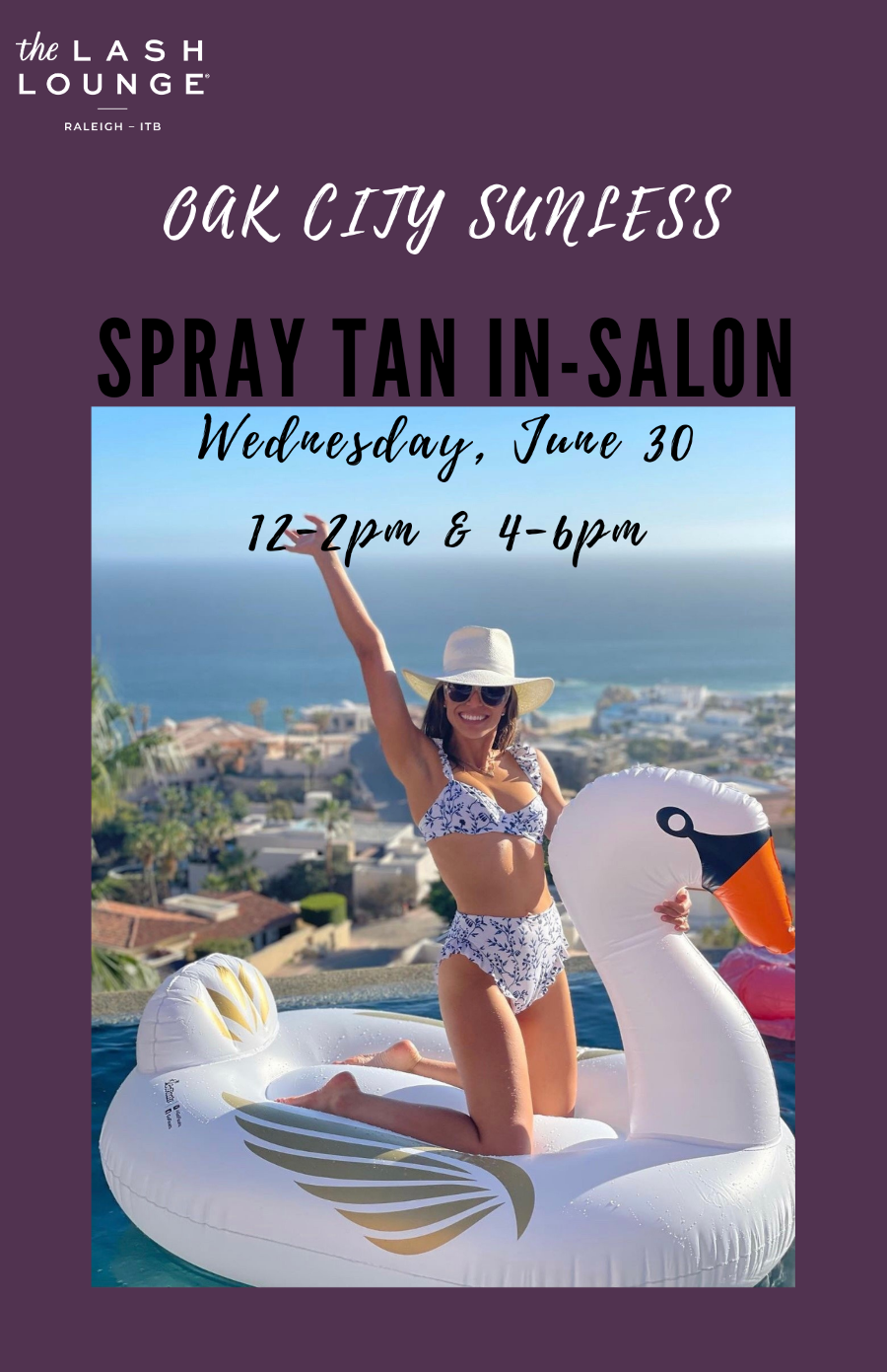 June Spray Tan Event at The Lash Lounge