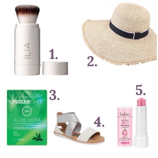 a collage of must-have summer products