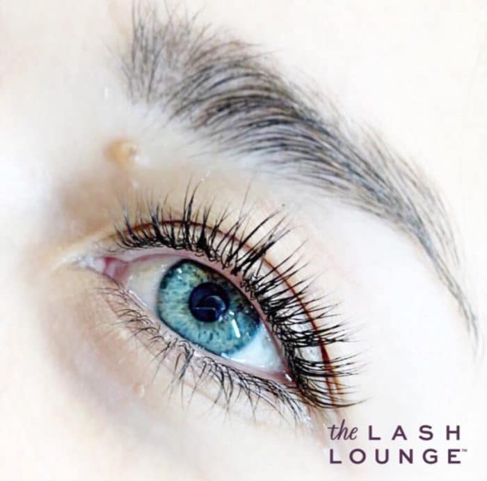 a lash lift completed by Lash Lounge stylist Shelley.