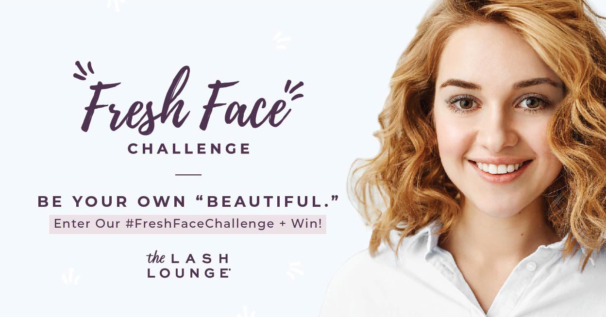 Fresh Face email Header for The Lash Lounge