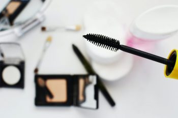 mascara wand for brushing eyelash extensions