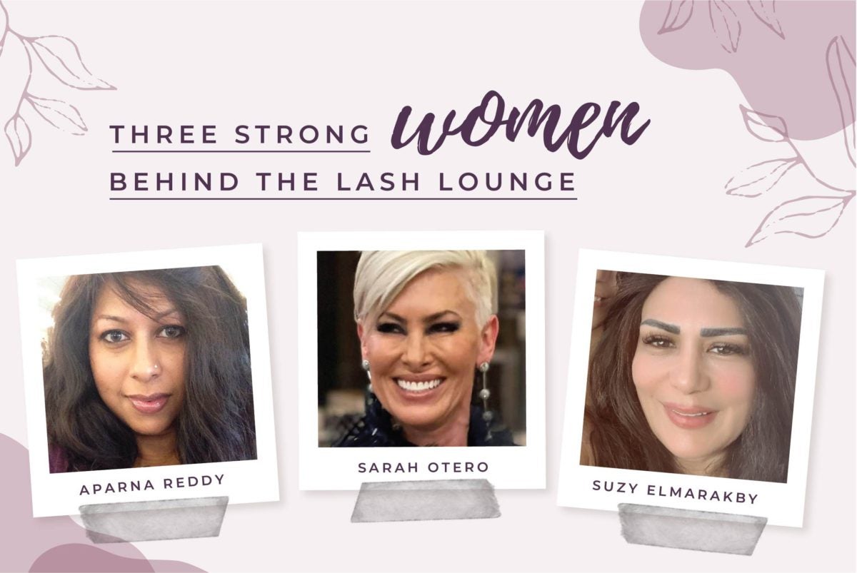 three female owners of The Lash Lounge