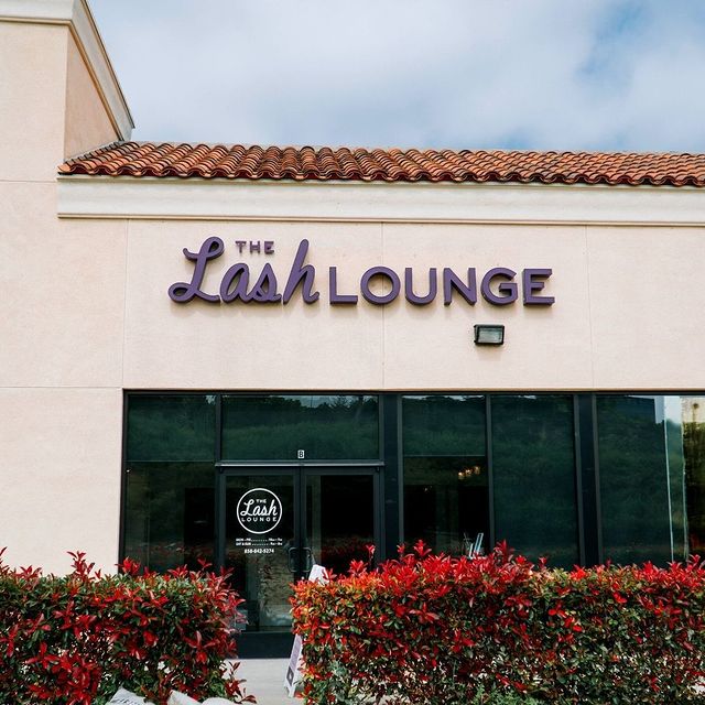exterior shot of The Lash Lounge — Mission Valley location