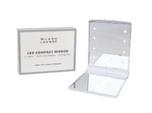 The Lash Lounge's LED Compact Mirror.