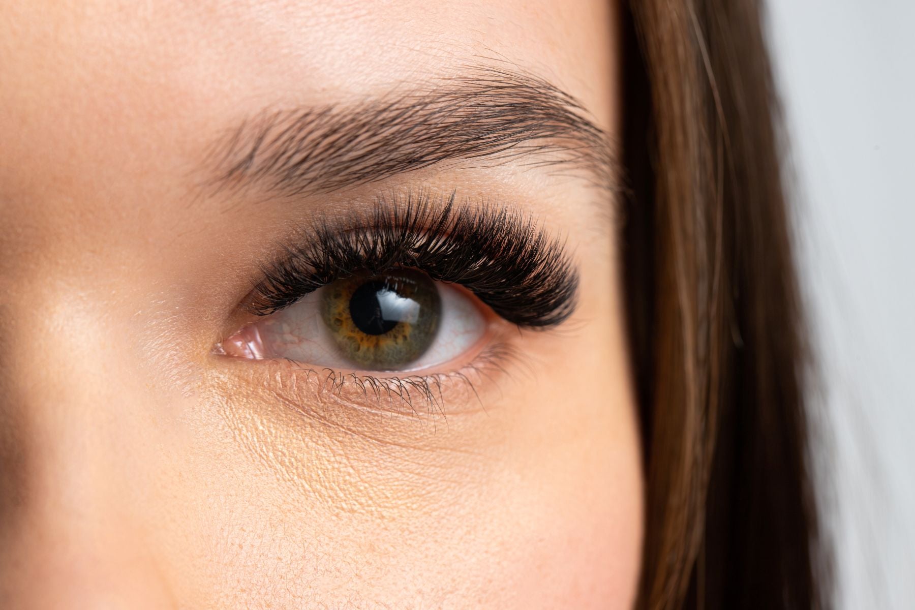 lash extension close-up