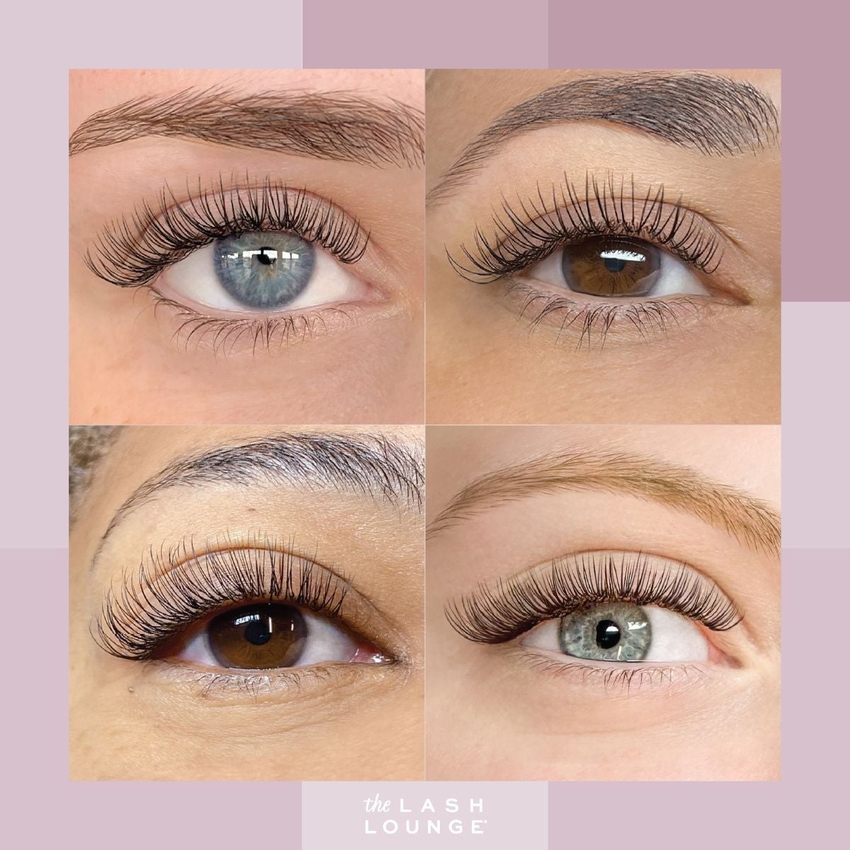 Natural-looking eyelash extensions from The Lash Lounge